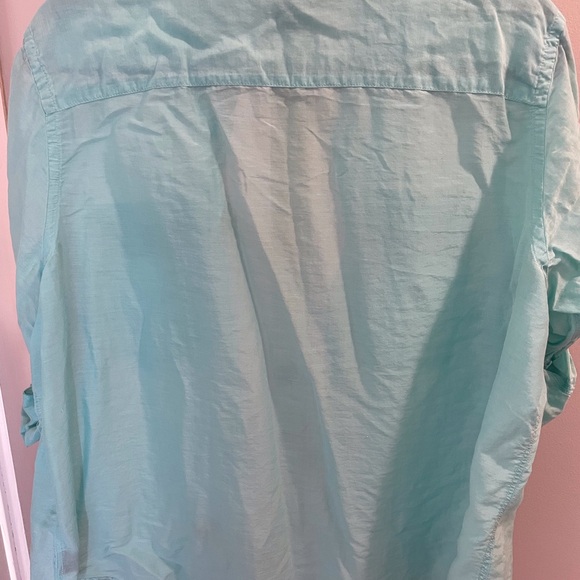 Ralph Lauren Teal Blue Double Pocket Shirt - Picture 6 of 6